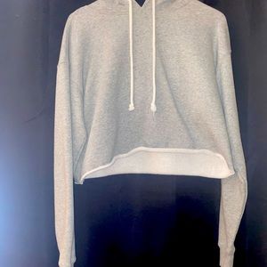 Size Small, Grey with white strings